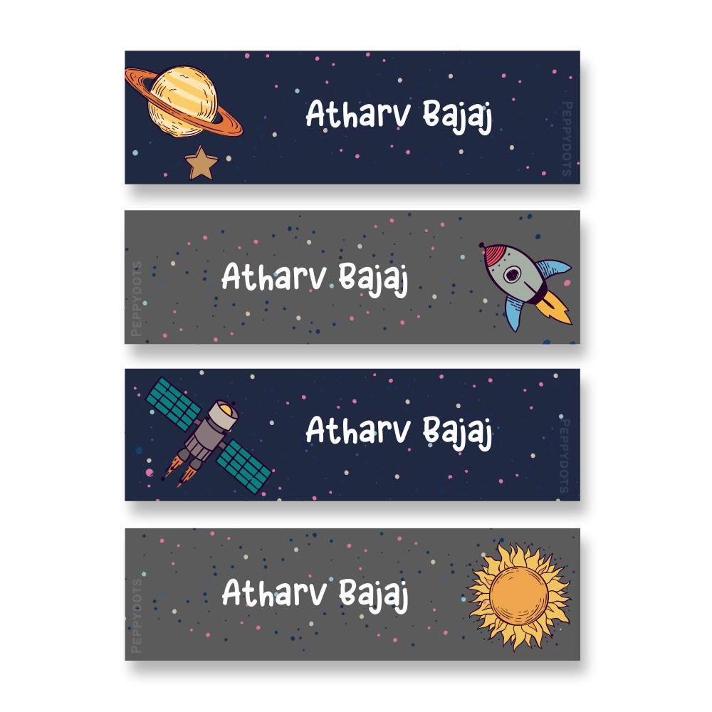 Waterproof Labels - Space Doxbox Store|]Peppydots