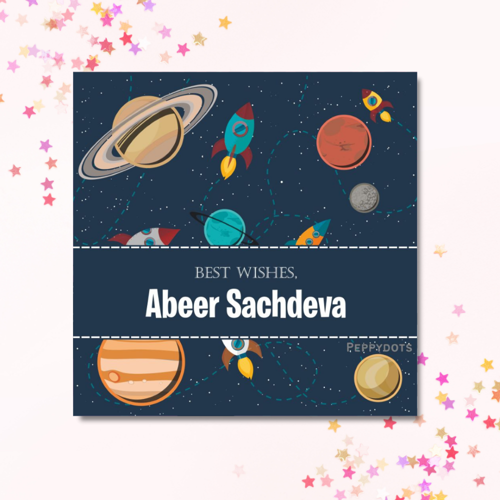 Gift Tag - Space Doxbox Store|]Peppydots