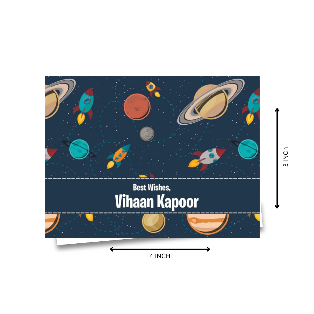 Gift Notecard - Space Pattern Doxbox Store|]Peppydots