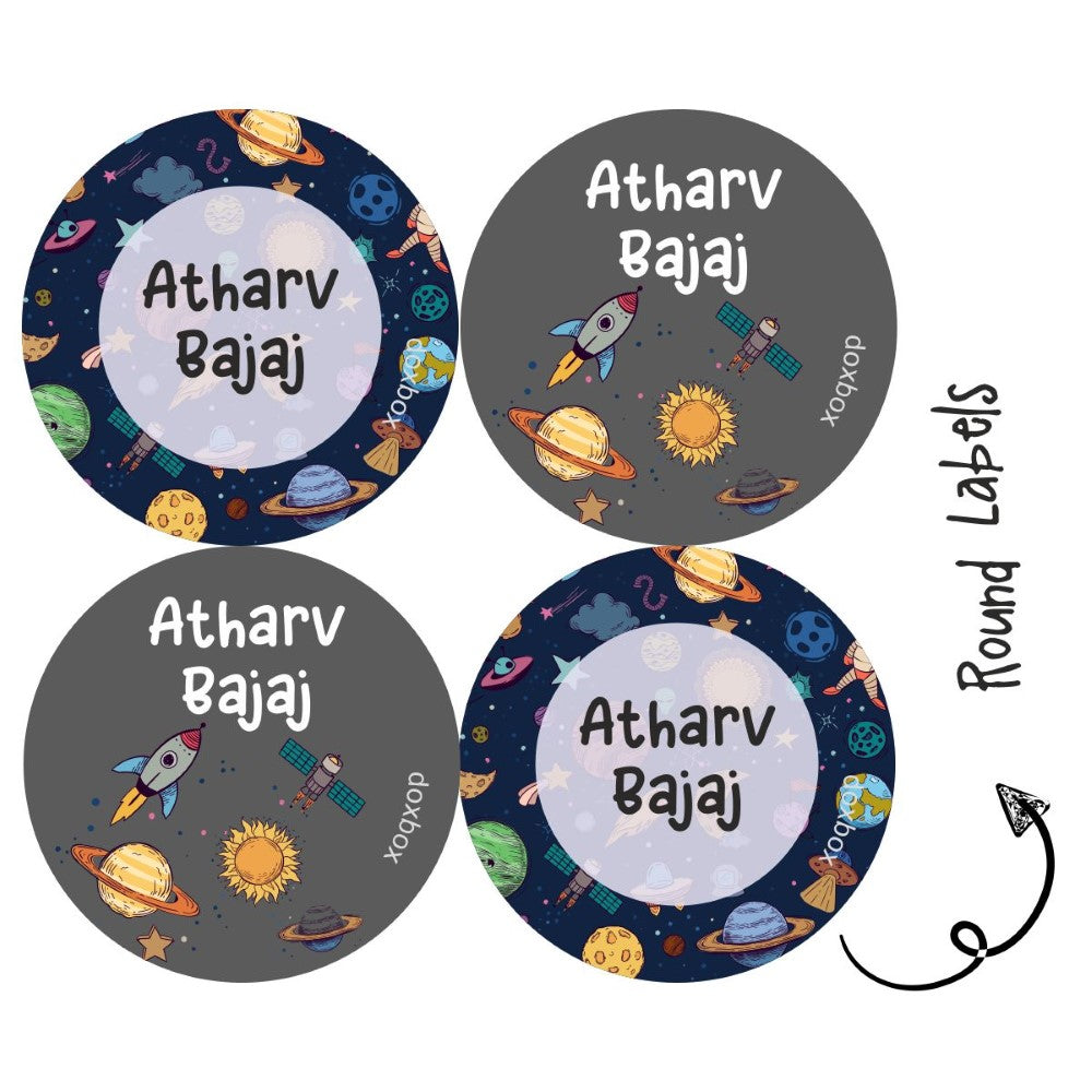 Round water proof label - Space Doxbox Store|]Peppydots