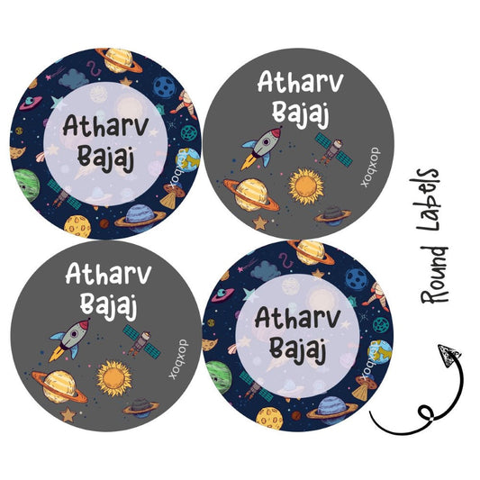 Round water proof label - Space Doxbox Store|]Peppydots