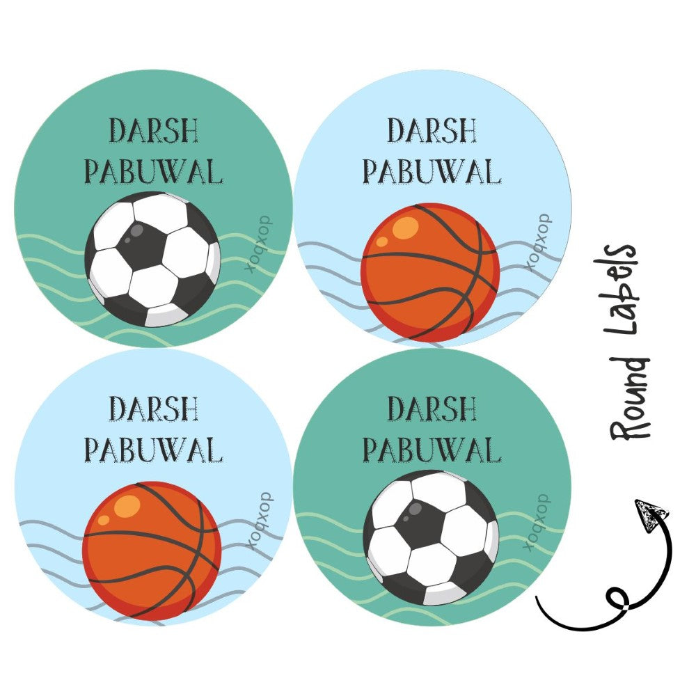 Round water proof label - Sports Doxbox Store|]Peppydots