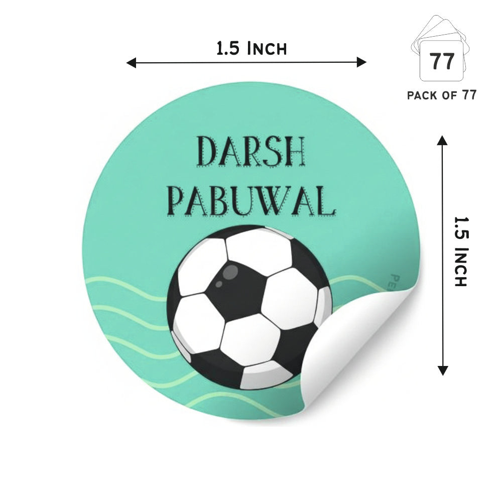 Round Waterproof Labels - Sports Doxbox Store|]Peppydots