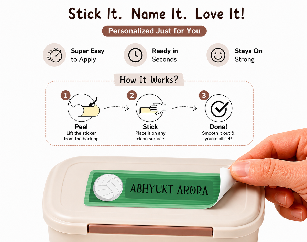 Waterproof Labels - Sports Peppydots|]Peppydots