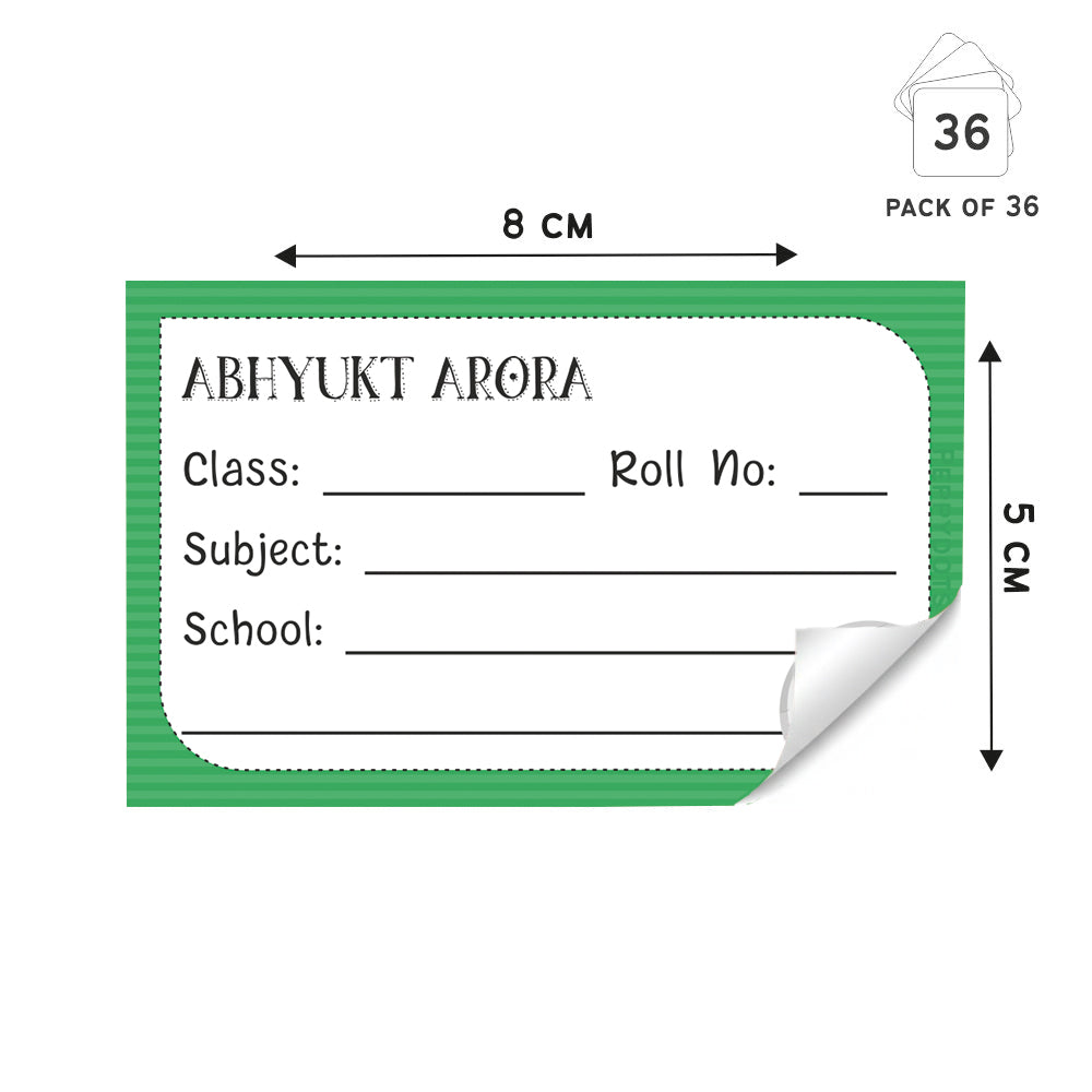 Personalized School Book Labels - Sport Fun Peppydots|]Peppydots