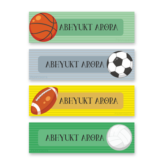 Waterproof Labels - Sports Doxbox Store|]Peppydots