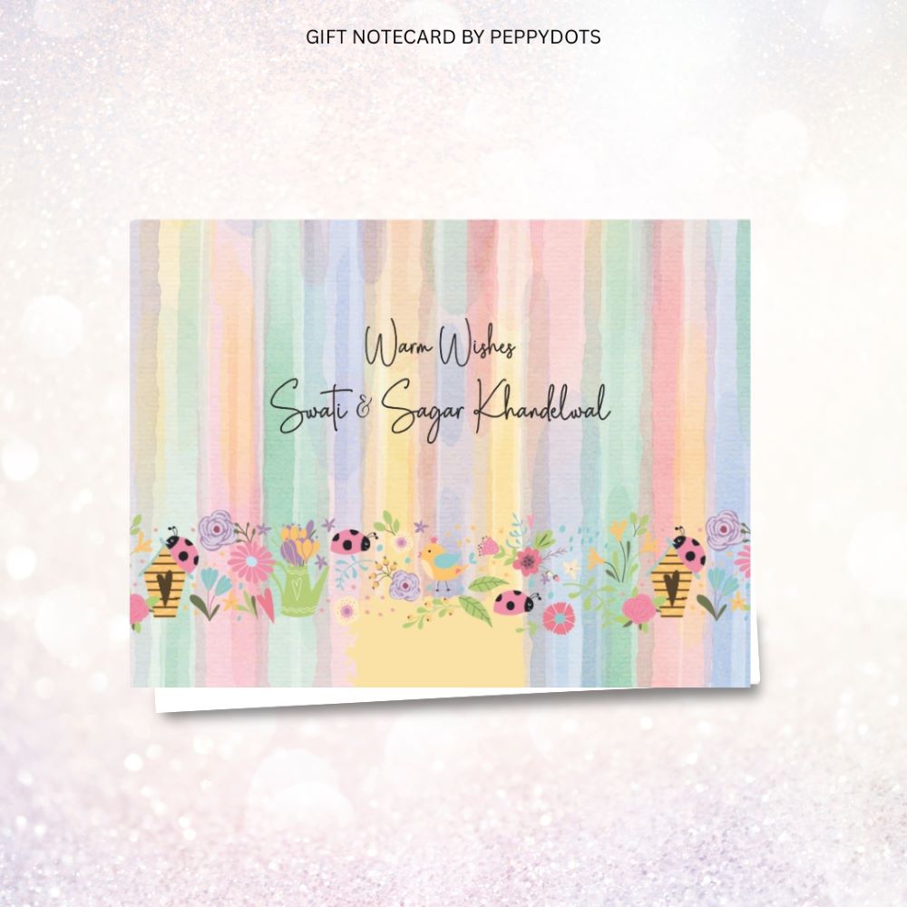Gift notecard - Spring Doxbox Store|]Peppydots