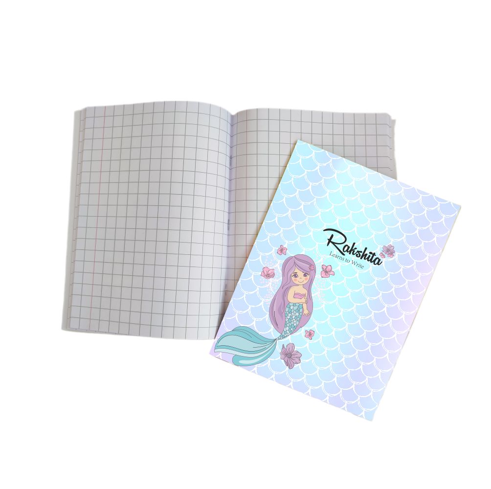 Writing Practice Book Mermaid - Peppydots
