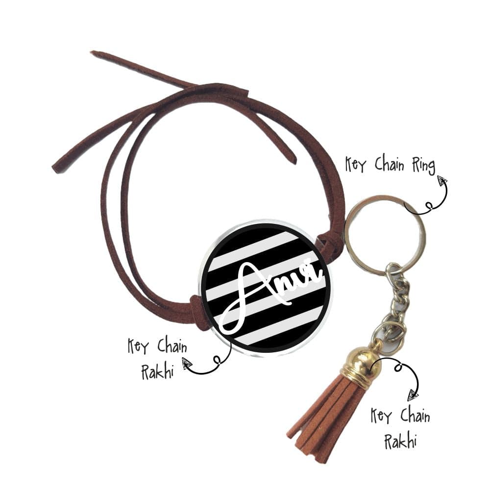 Key Chain Rakhi - Stripes Doxbox Store|]Peppydots