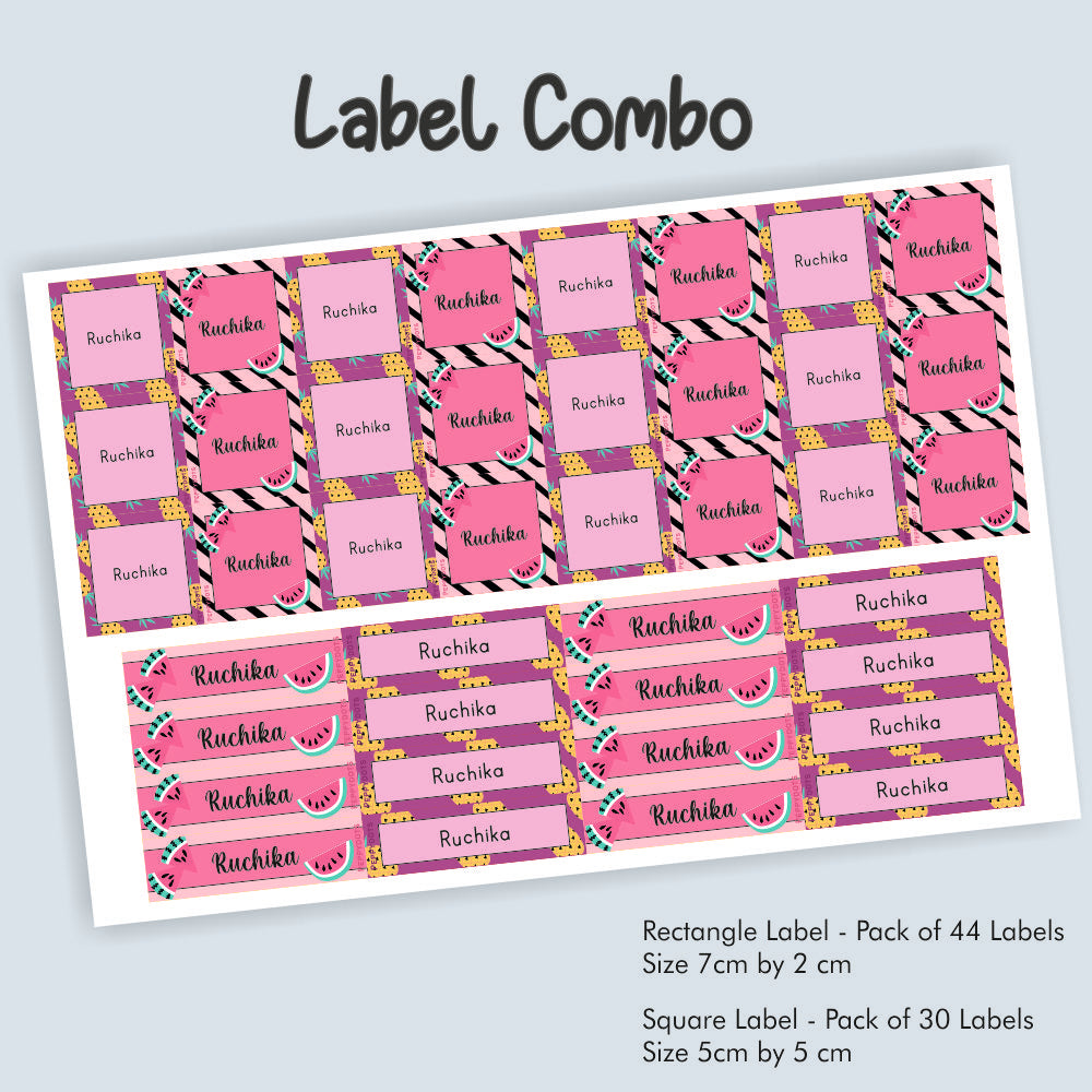 Label Combo - Summer Fruits Doxbox Store|]Peppydots