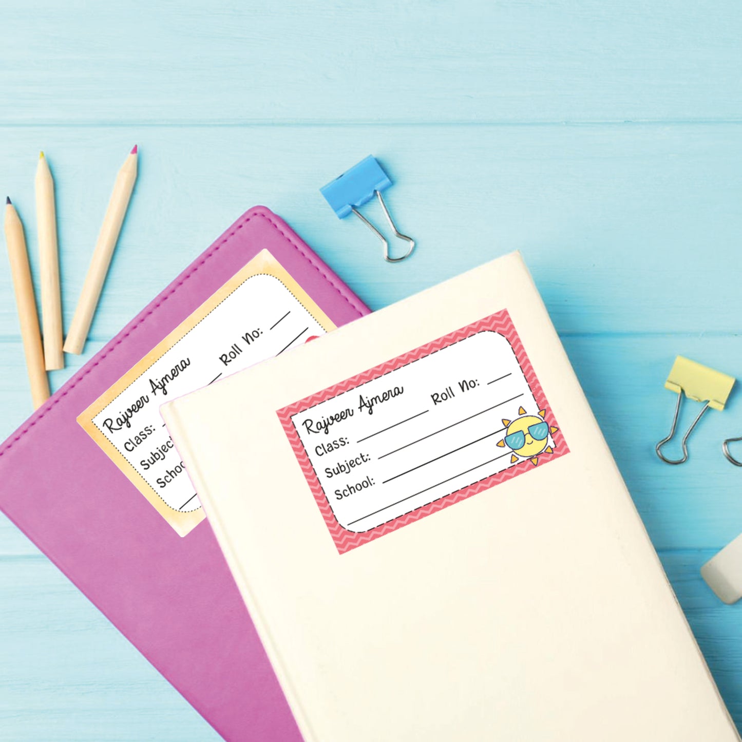 School Book Label - Summer Fruits Doxbox Store|]Peppydots
