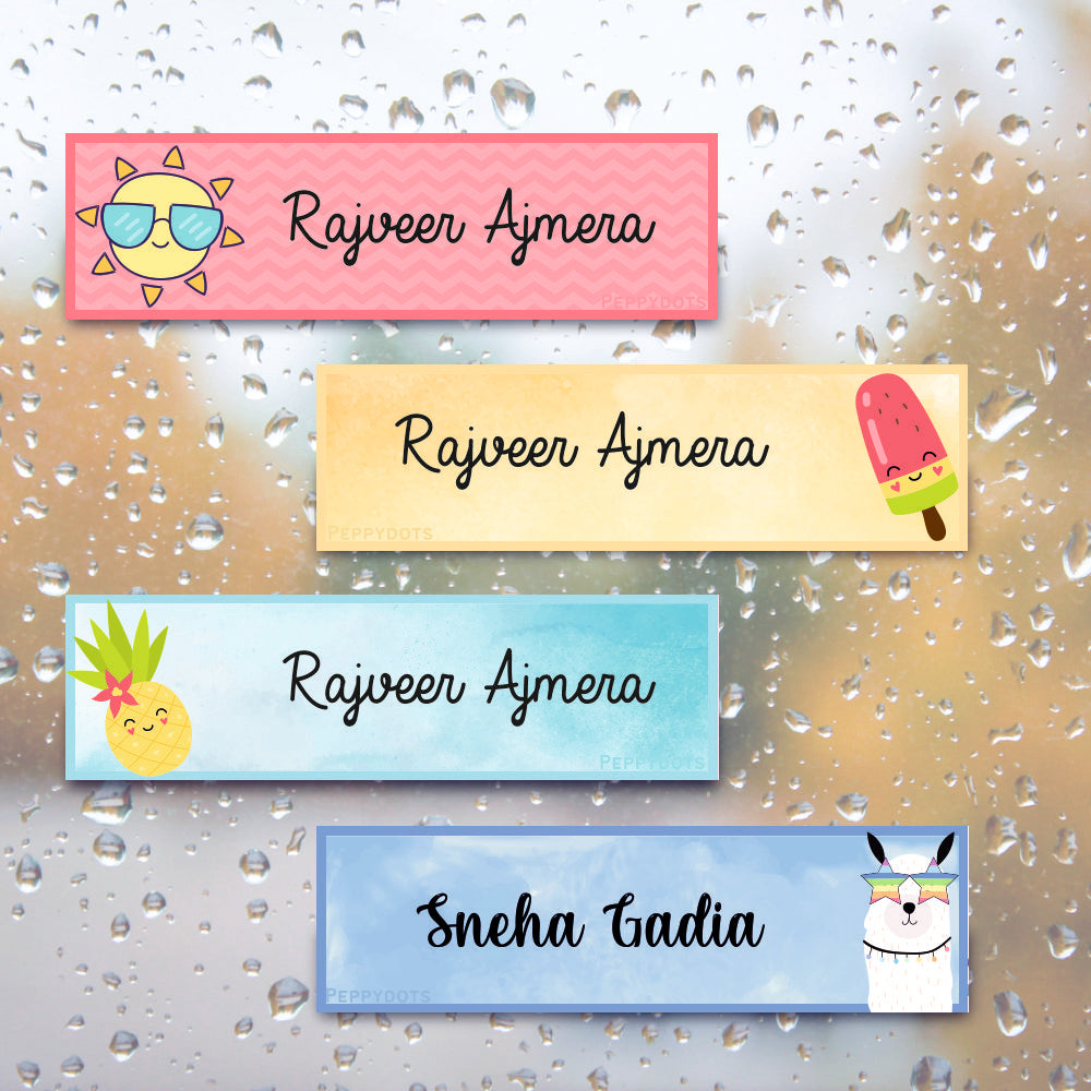Waterproof Labels - Summer Fruits Doxbox Store|]Peppydots