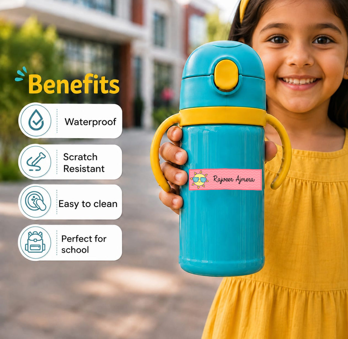 Waterproof Labels - Summer Fruits Peppydots|]Peppydots