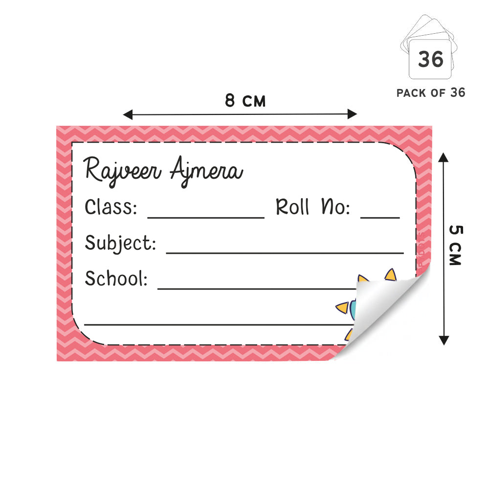 Personalized School Book Labels - Summer Fruits Peppydots|]Peppydots