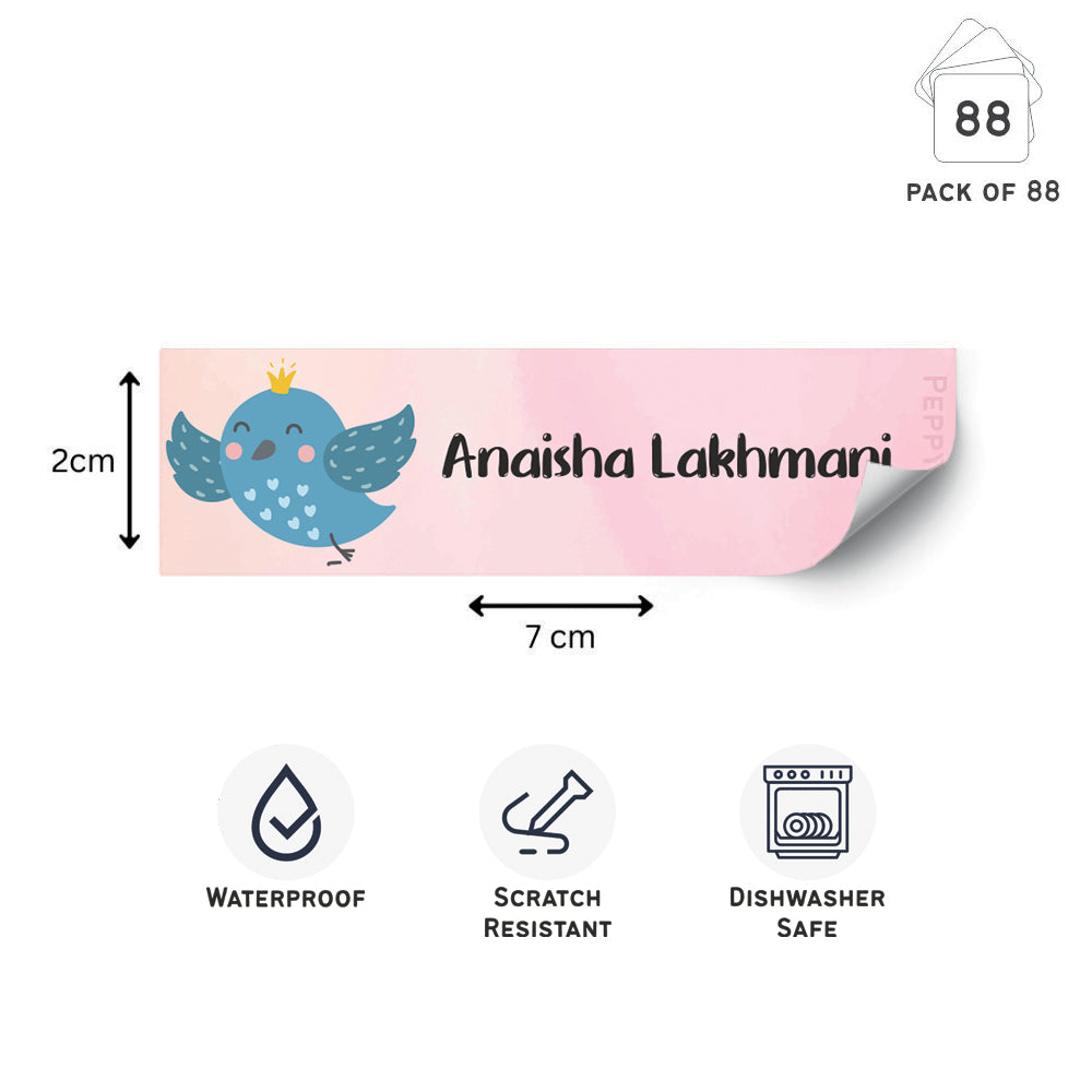 Waterproof Labels - Sweet bird Doxbox Store|]Peppydots