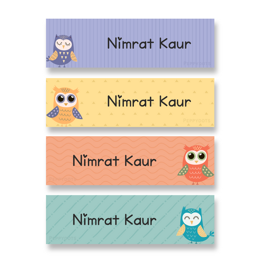 Waterproof Labels - Sweet Owl Doxbox Store|]Peppydots
