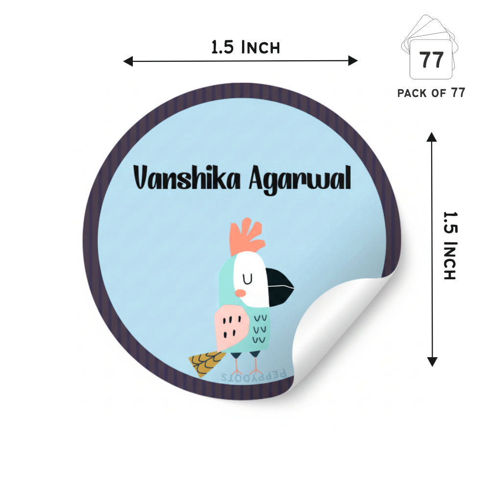 Round Waterproof Labels - Taucan Doxbox Store|]Peppydots