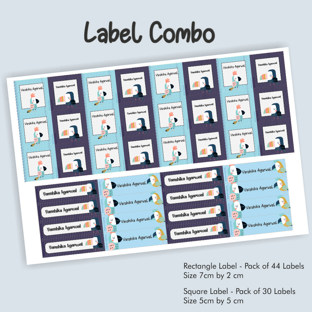 Label Combo - Toucan Doxbox Store|]Peppydots
