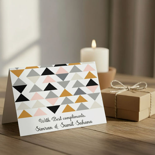 Gift notecard - Triangle Pattern Doxbox Store|]Peppydots