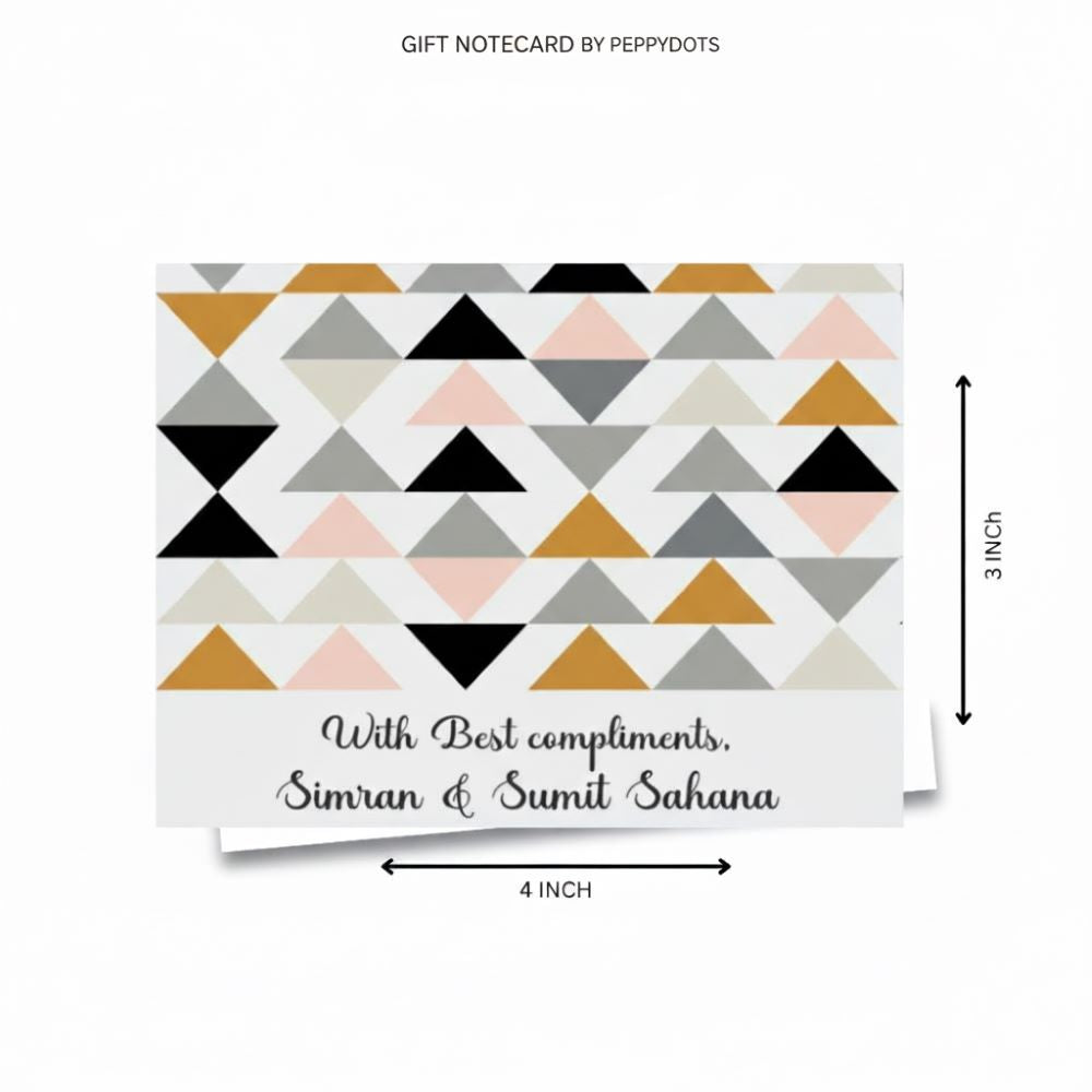 Gift notecard - Triangle Pattern Doxbox Store|]Peppydots