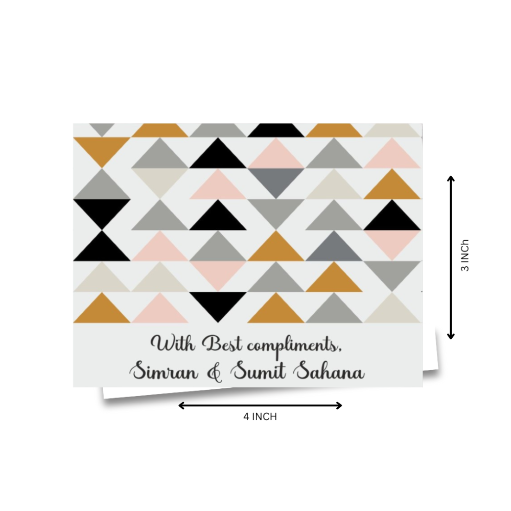 Gift notecard - Triangle Pattern Doxbox Store|]Peppydots