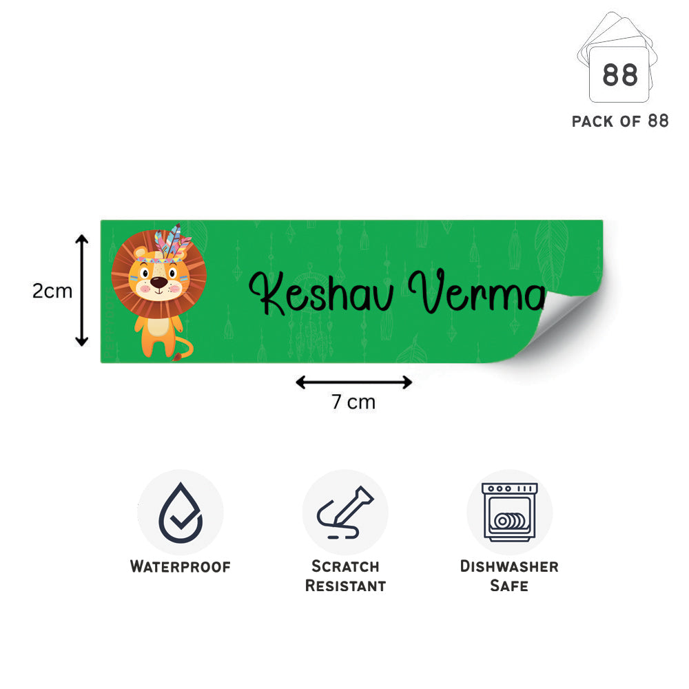 Waterproof Labels - Tribal Animal Doxbox Store|]Peppydots