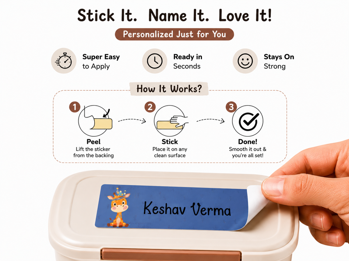 Waterproof Labels - Tribal Animal Peppydots|]Peppydots