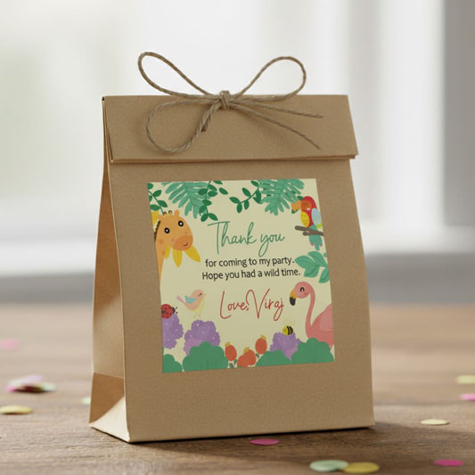 Thank you Labels - Tropical Animals Doxbox Store|]Peppydots