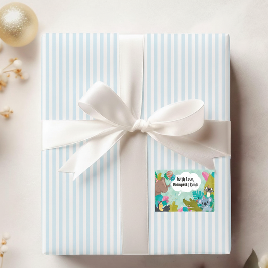 Gift Labels - Tropical Animals Doxbox Store|]Peppydots