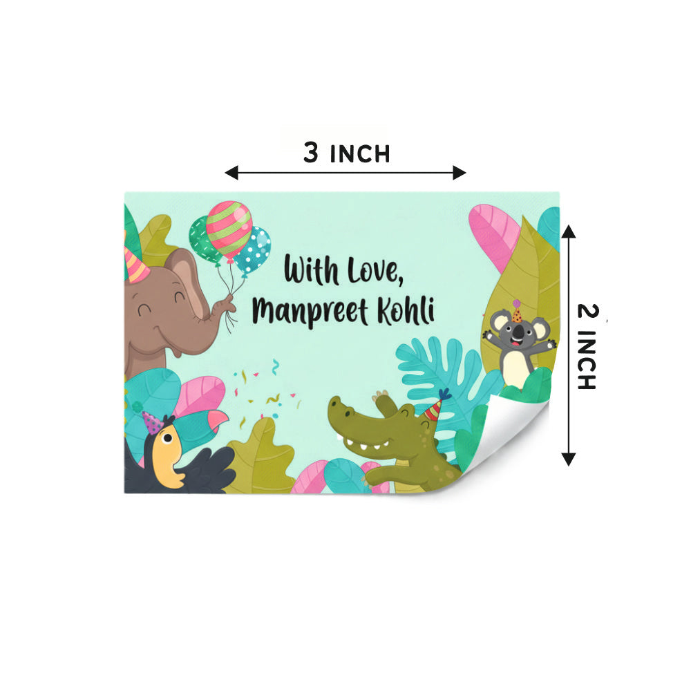 Gift Labels - Tropical Animals Doxbox Store|]Peppydots