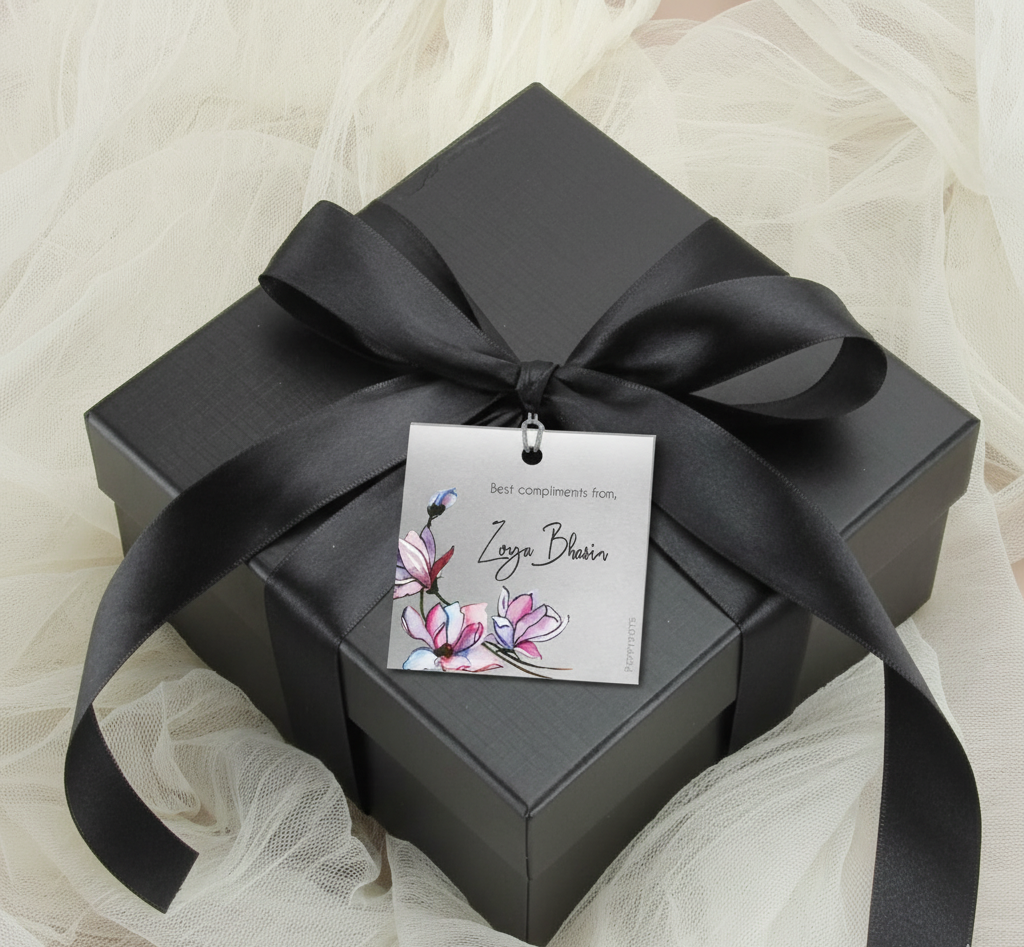 Silver Gift Tag - Tulip Doxbox Store|]Peppydots