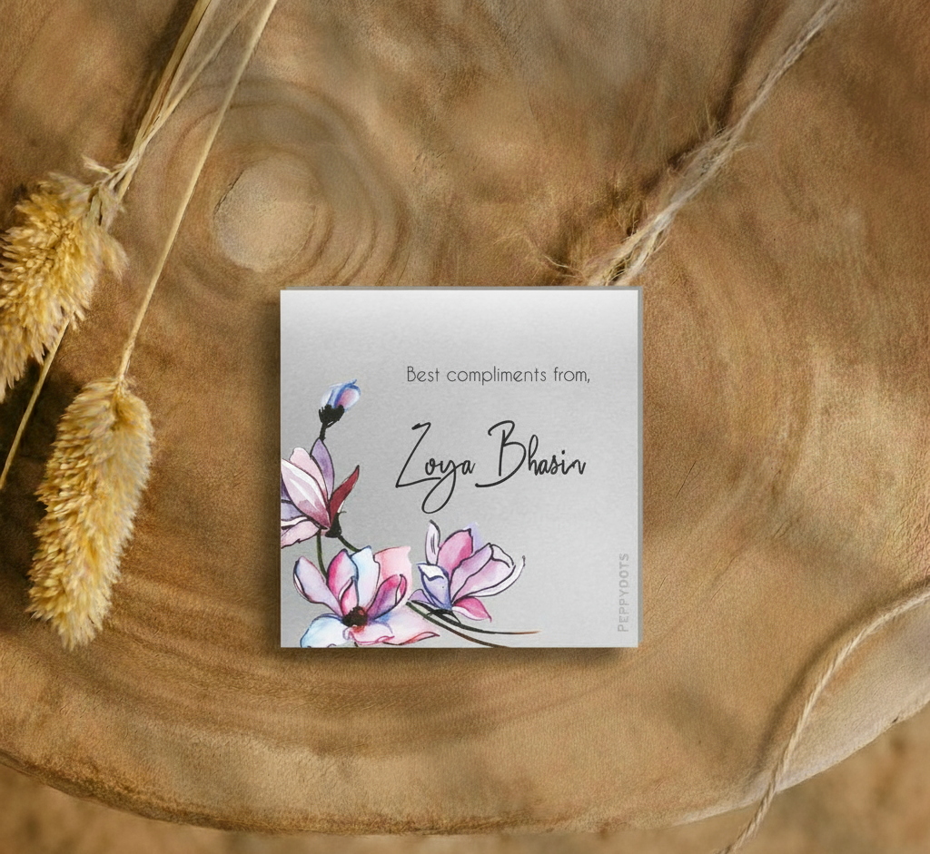 Silver Gift Tag - Tulip Doxbox Store|]Peppydots