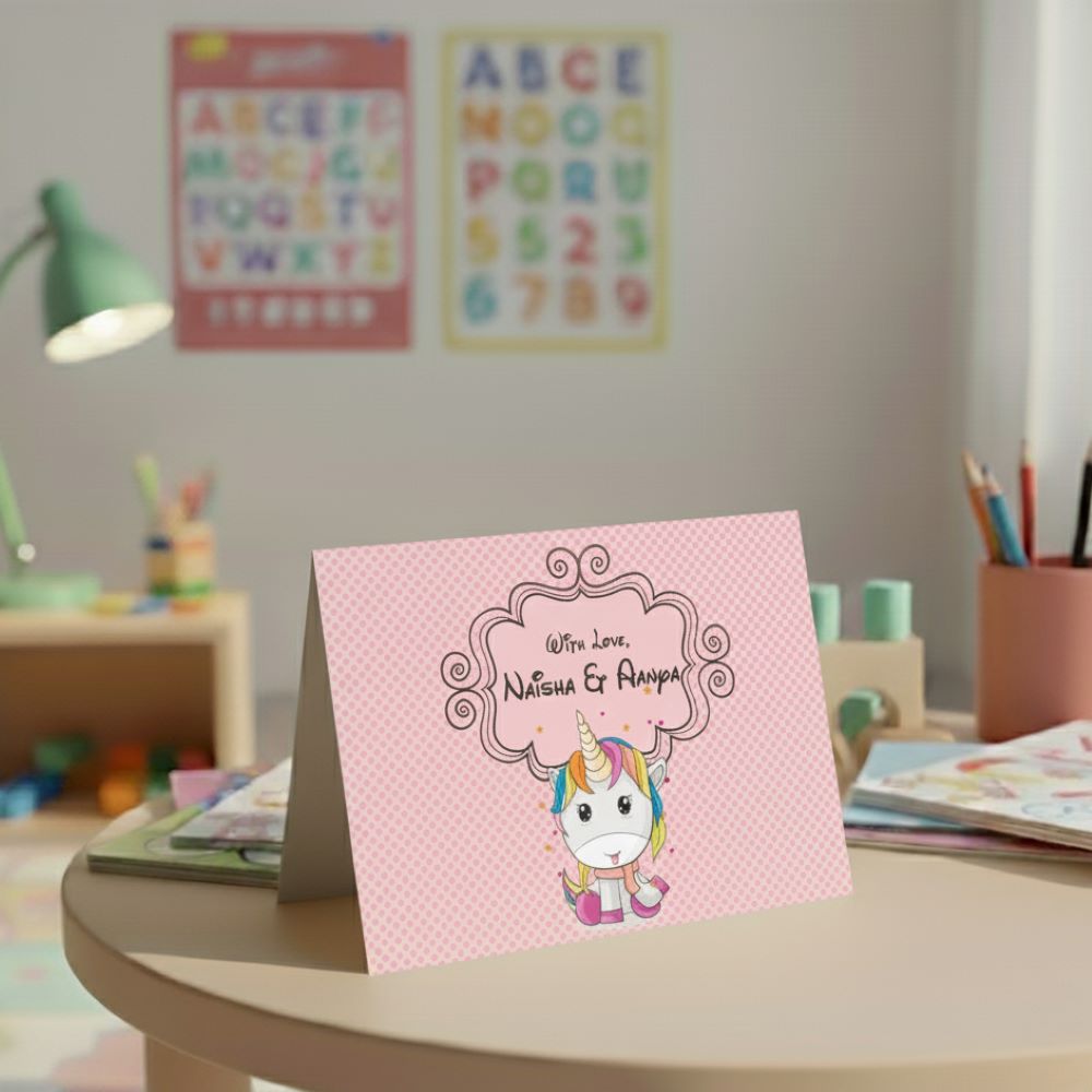 Gift Notecard - Unicorn Pattern Doxbox Store|]Peppydots