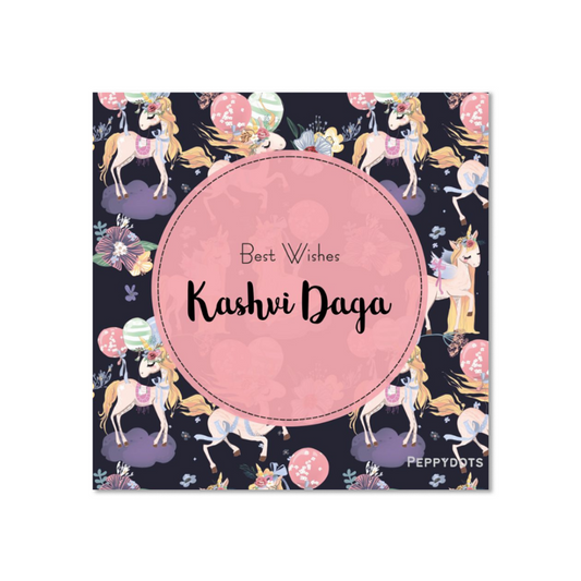 Gift Tag - Unicorn Pattern Peppydots|]Peppydots