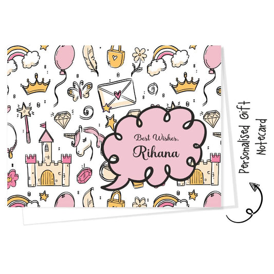 Gift Notecard - Unicorn Princess - Peppydots