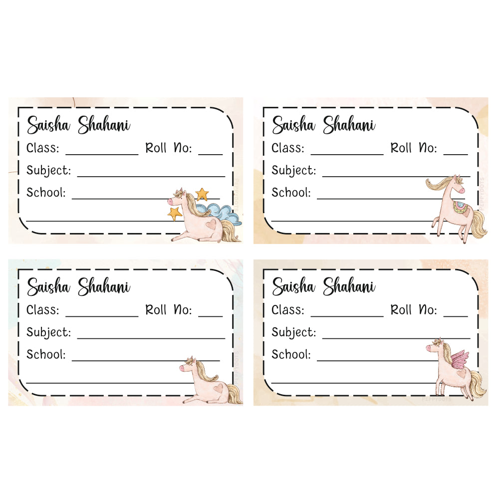 School Book Label - Unicorn Shine Doxbox Store|]Peppydots