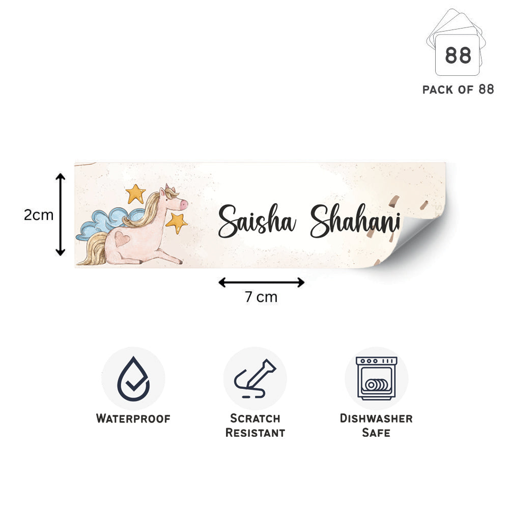 Waterproof Labels - Unicorn Shine Doxbox Store|]Peppydots