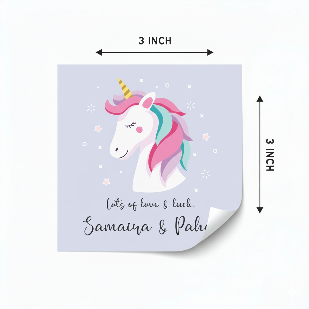 Gift Labels - Unicorn stars Doxbox Store|]Peppydots