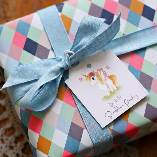 Gift Tag - Unicorn Watercolor Doxbox Store|]Peppydots