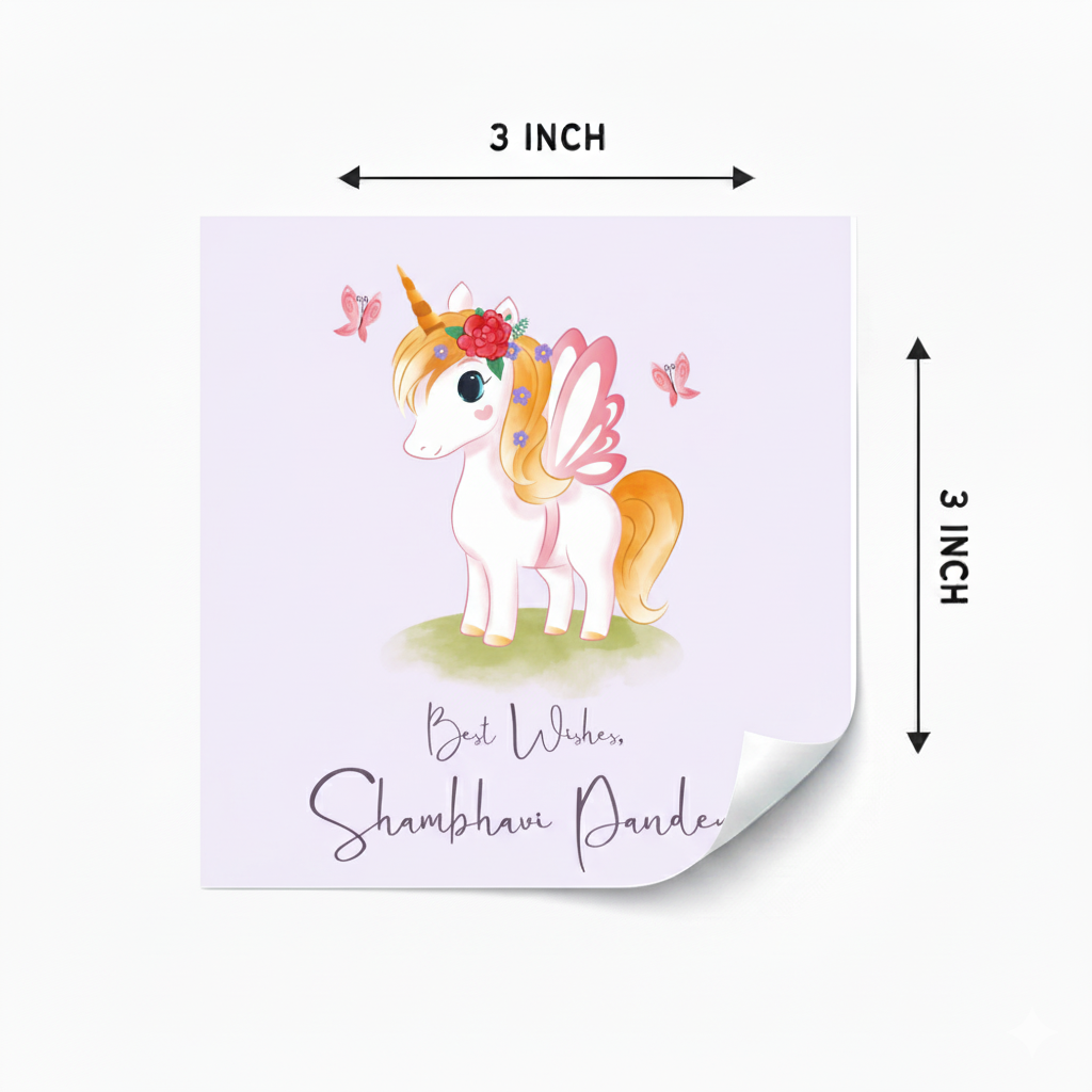 Gift Labels - Unicorn watercolor Doxbox Store|]Peppydots
