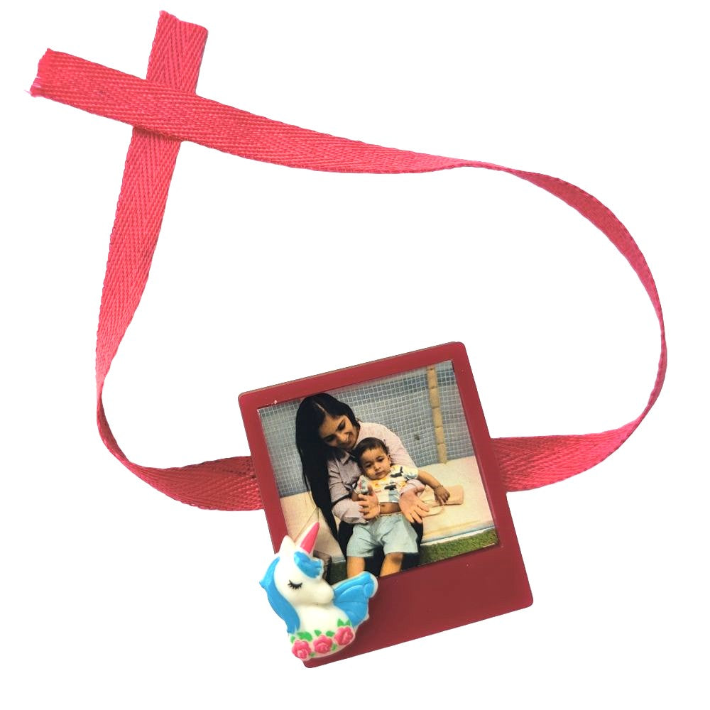 PhotoFrame Fridge Magnet Rakhi - Unicorn Doxbox Store|]Peppydots