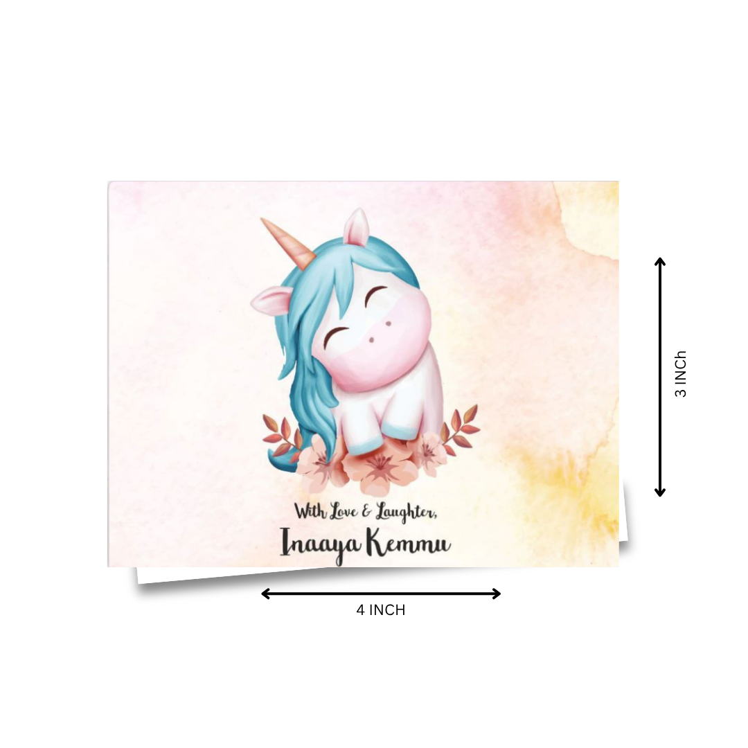 Gift Notecard - Unicorn Doxbox Store|]Peppydots