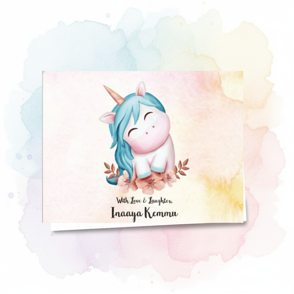 Gift Notecard - Unicorn Doxbox Store|]Peppydots