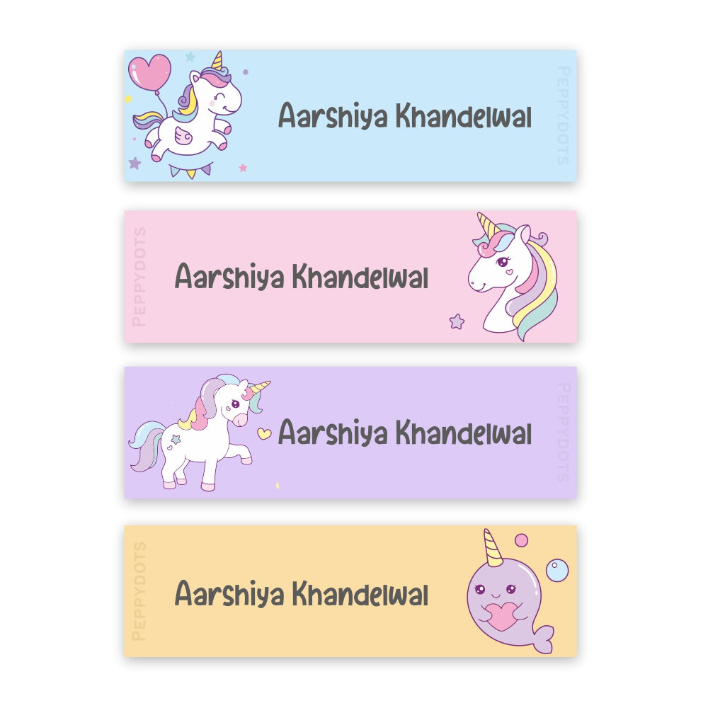 Waterproof Labels - Unicorn Fun Doxbox Store|]Peppydots