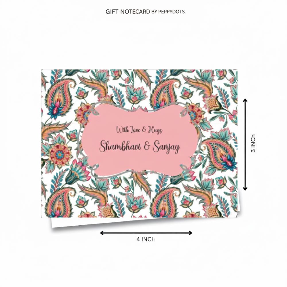 Gift notecard - Vintage floral Doxbox Store|]Peppydots