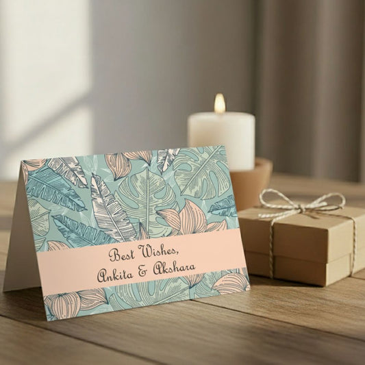 Gift notecard - Vintage leaves Doxbox Store|]Peppydots