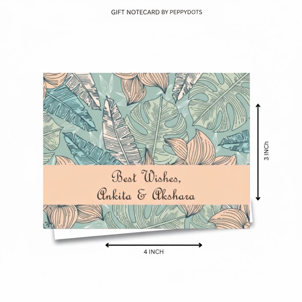Gift notecard - Vintage leaves Doxbox Store|]Peppydots