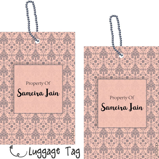 Luggage Tag - Vintage - Peppydots