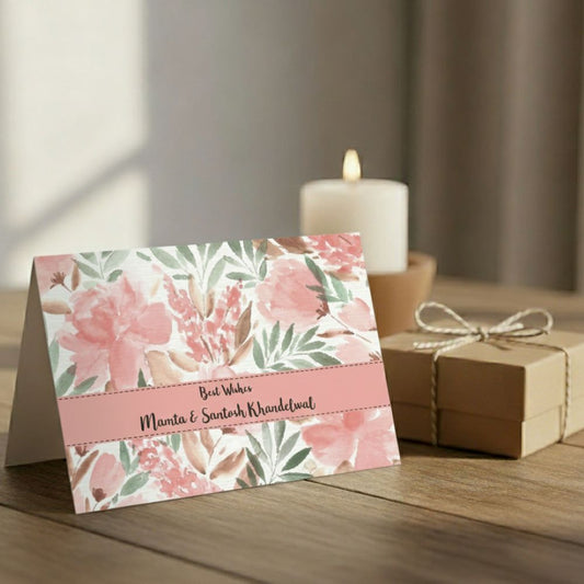 Gift notecard - Watercolor floral Doxbox Store|]Peppydots