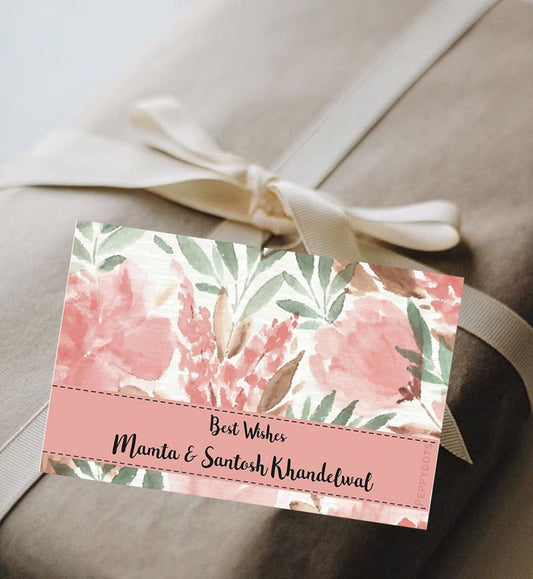 GIft Tag - Watercolor floral Doxbox Store|]Peppydots
